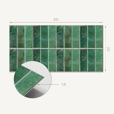 Pvc wandpaneel Vertikale Kacheln