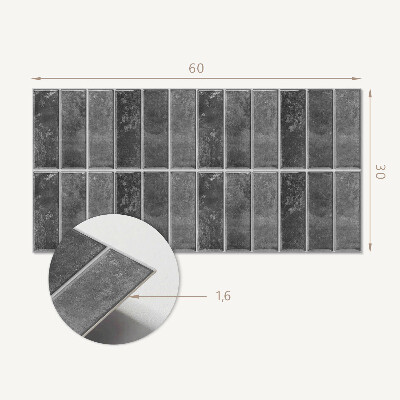 Wandverkleidung paneel Geometrische Anordnung der Kacheln