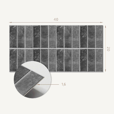Wandverkleidung paneel Geometrische Anordnung der Kacheln