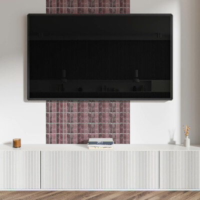 Pvc wandpaneel Vertikale Streifen in einem Mosaik