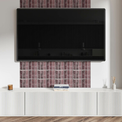 Pvc wandpaneel Vertikale Streifen in einem Mosaik