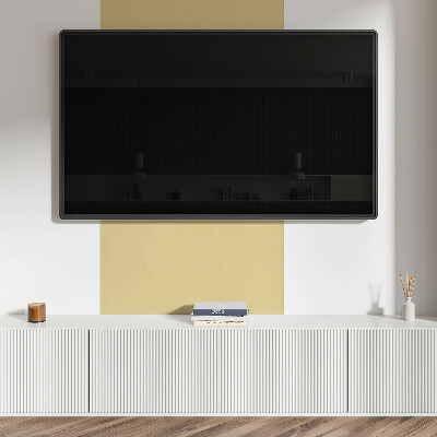 Pvc wandpaneel Pastellgelbe Farbe