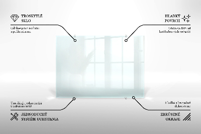 Spritzschutz für die Küche aus transparentem Hartglas