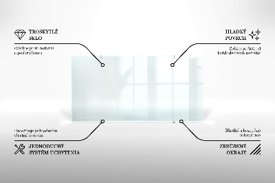 Spritzschutz für die Küche aus transparentem Hartglas