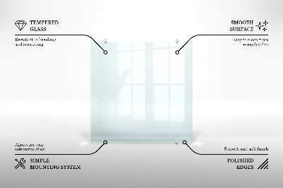 Spritzschutz für die Küche aus transparentem Hartglas