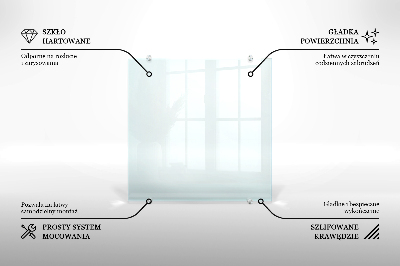 Spritzschutz für die Küche aus transparentem Hartglas