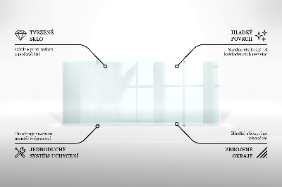 Spritzschutz für die Küche aus transparentem Hartglas