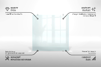 Spritzschutz für die Küche aus transparentem Hartglas