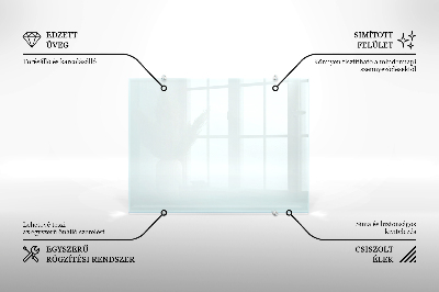 Spritzschutz für die Küche aus transparentem Hartglas