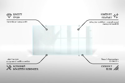 Spritzschutz für die Küche aus transparentem Hartglas