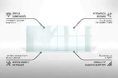 Spritzschutz für die Küche aus transparentem Hartglas