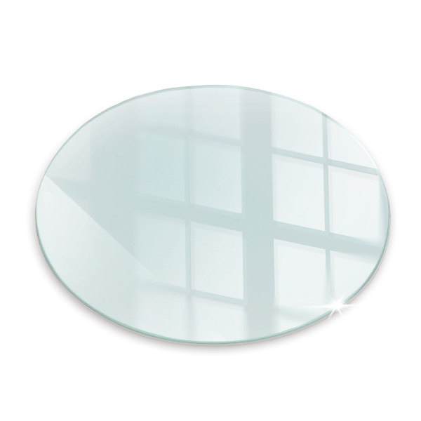 Funkenschutzplatte Glas transparent