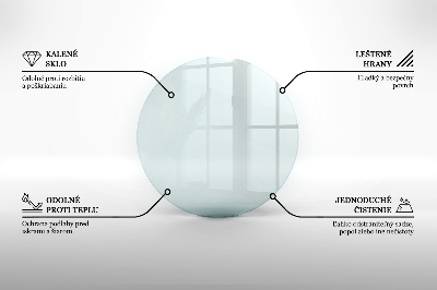 Funkenschutzplatte Glas transparent