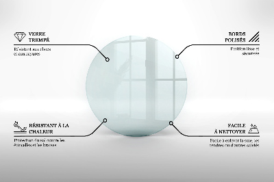 Funkenschutzplatte Glas transparent