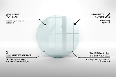 Funkenschutzplatte Glas transparent