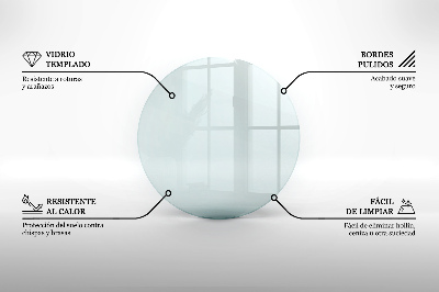 Funkenschutzplatte Glas transparent