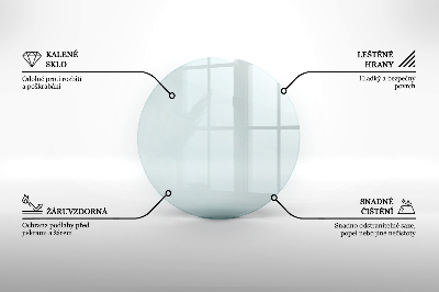Funkenschutzplatte Glas transparent