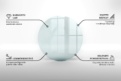 Funkenschutzplatte Glas transparent