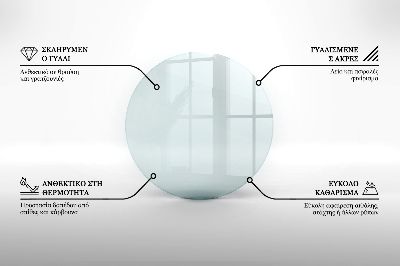 Funkenschutzplatte Glas transparent