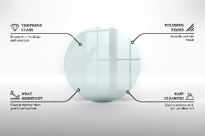 Funkenschutzplatte Glas transparent