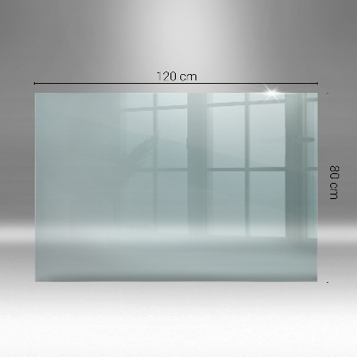 Glasplatte für Kamin transparent