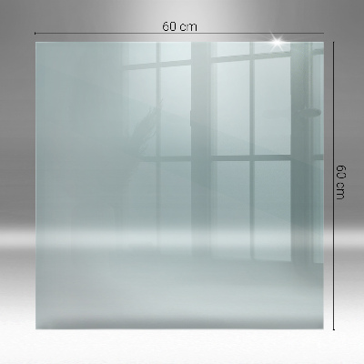 Glasplatte für Kamin transparent