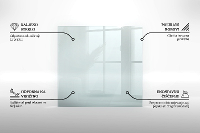 Glasplatte für Kamin transparent