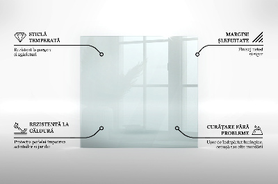 Glasplatte für Kamin transparent