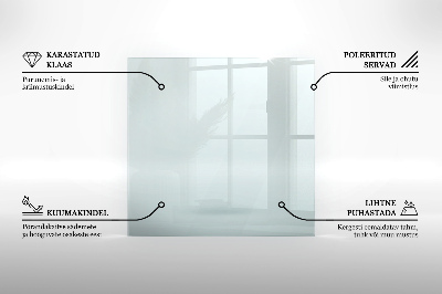 Glasplatte für Kamin transparent