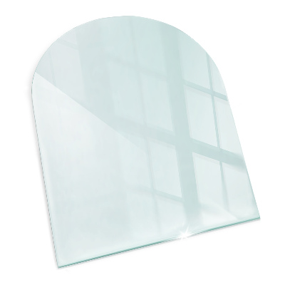 Glasplatte für Öfen transparent