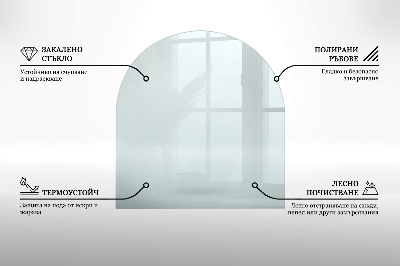 Glasplatte für Öfen transparent