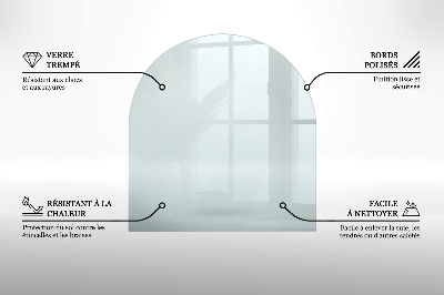 Glasplatte für Öfen transparent