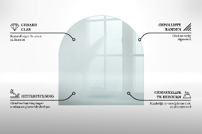 Glasplatte für Öfen transparent