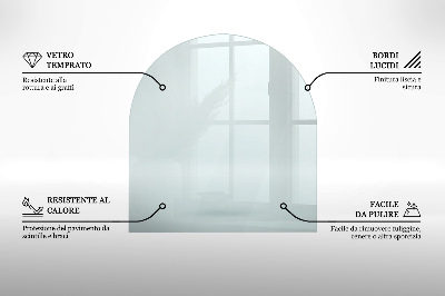 Glasplatte für Öfen transparent