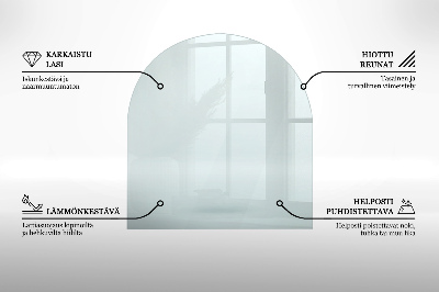 Glasplatte für Öfen transparent