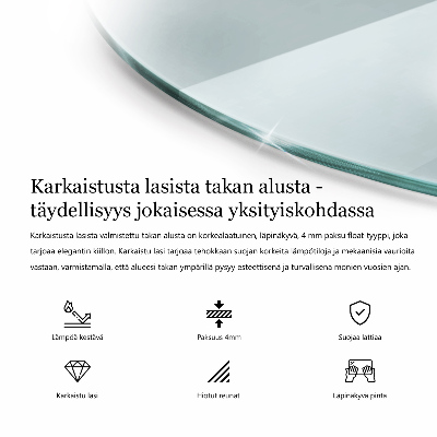 Glasplatte für Öfen transparent