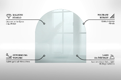 Glasplatte für Öfen transparent