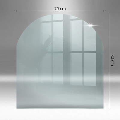 Glasplatte für Öfen transparent