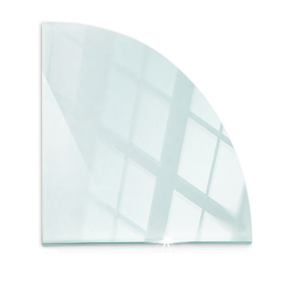 Kamin Glasplatte transparent