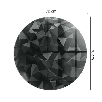 Glasplatte für Öfen Dreidimensionale Geometrie