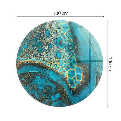 Glasplatte für Öfen Abstraktes organisches Muster