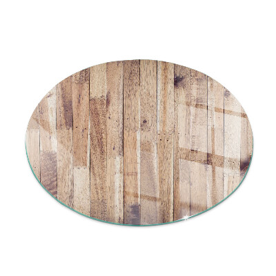 Glasplatte für Öfen Holzbrett im Layout