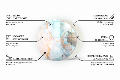 Glasplatte für Öfen Holzbrett im Layout