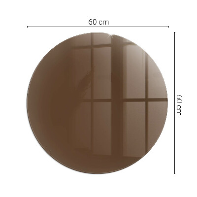Glasplatte für Öfen Farbe Braun