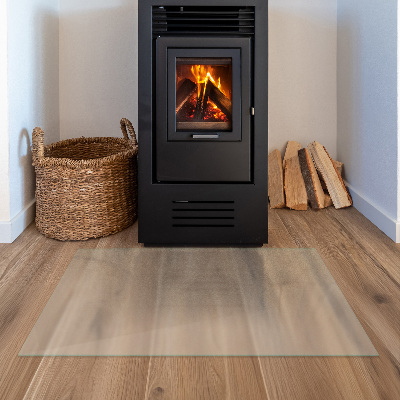 Glasplatte für Kamin Halbtransparente rechteckige