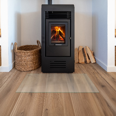 Glasplatte für Kamin Halbtransparente rechteckige