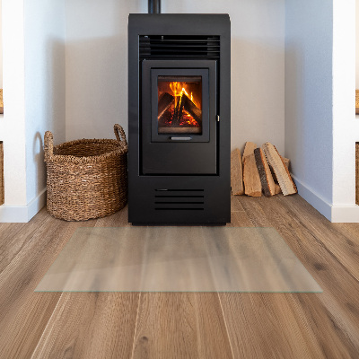 Glasplatte für Kamin Halbtransparente rechteckige