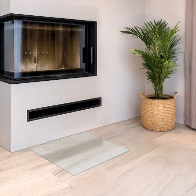 Glasplatte für Kamin Halbtransparente rechteckige