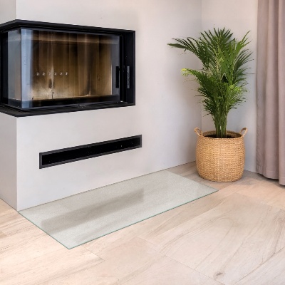Glasplatte für Kamin Halbtransparente rechteckige
