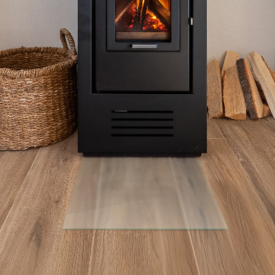 Glasplatte für Kamin Halbtransparente rechteckige